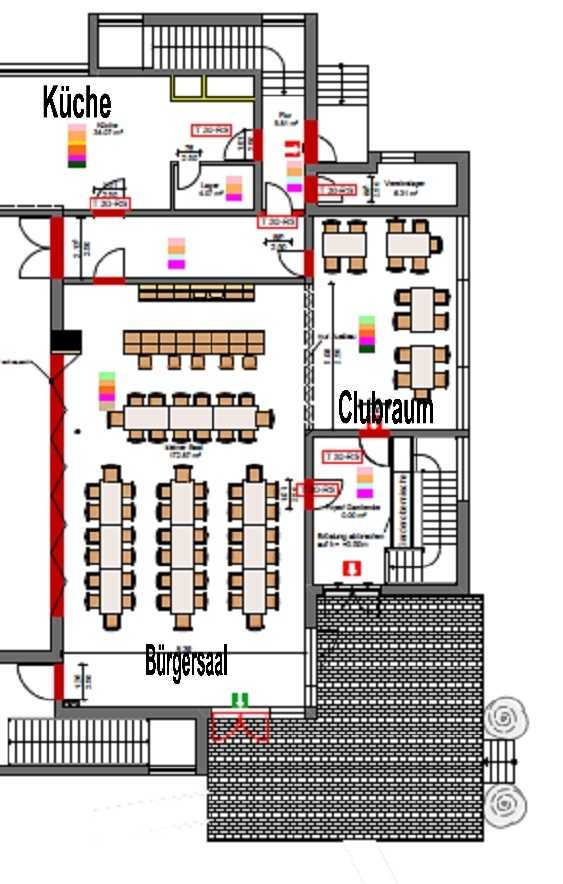 Haus am Wollenberg Sterzhausen, Bereich Bürgerhaus